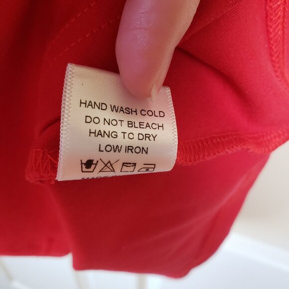 Tuckernuck Poppy Red Ponte Clifton Mini Quiet Luxury Dress 3/4 Sleeves. Size XS - Picture 6 of 7